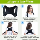 adjustable posture corrector back support belt